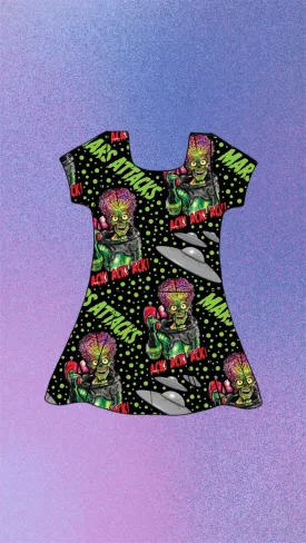 Ack! Ack! Skater Dress