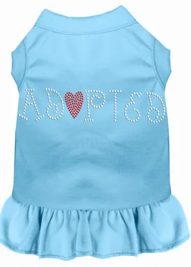 Adopted Rhinestone Dress Baby Blue Xs (8)