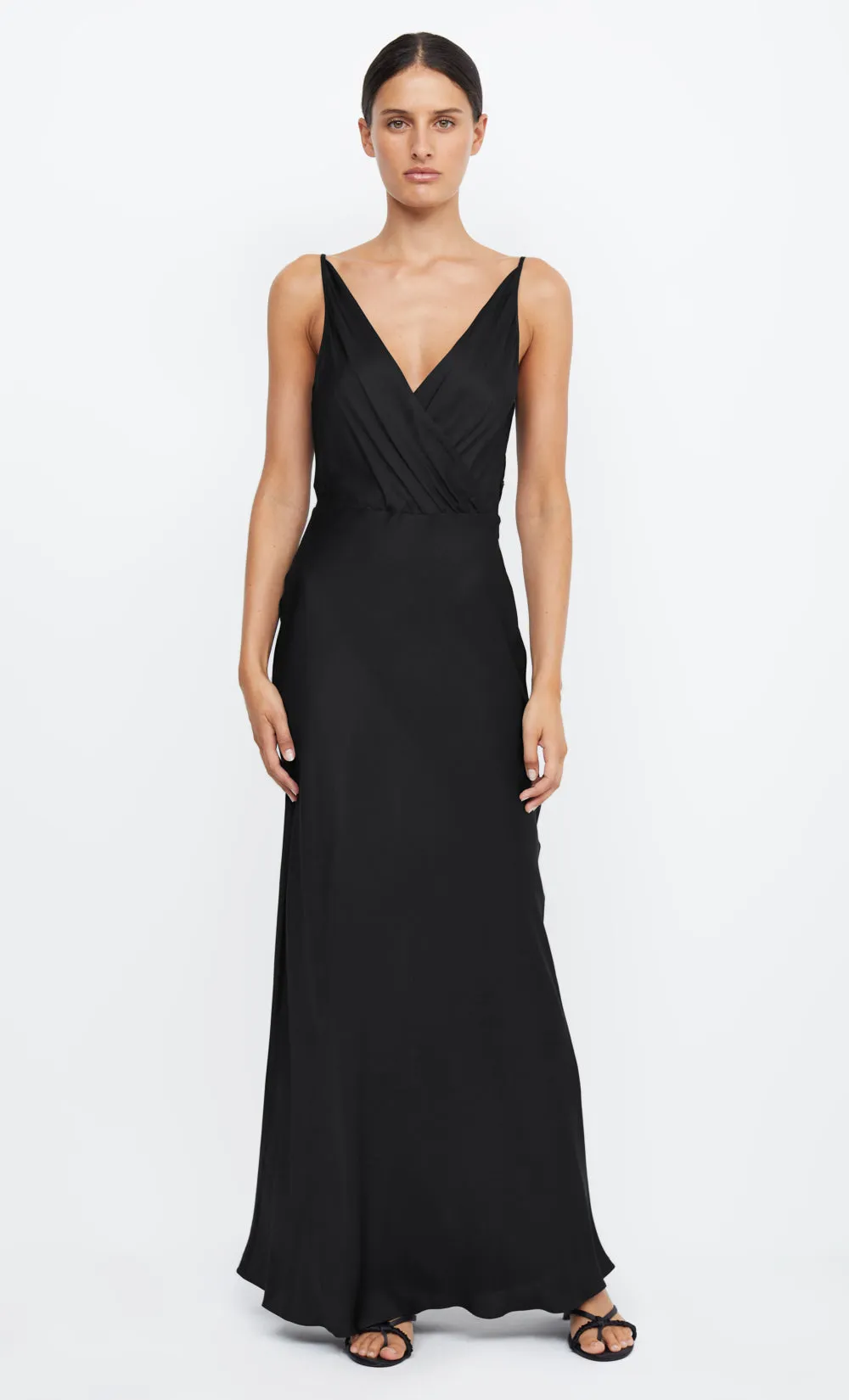 ADORE V MAXI DRESS - BLACK