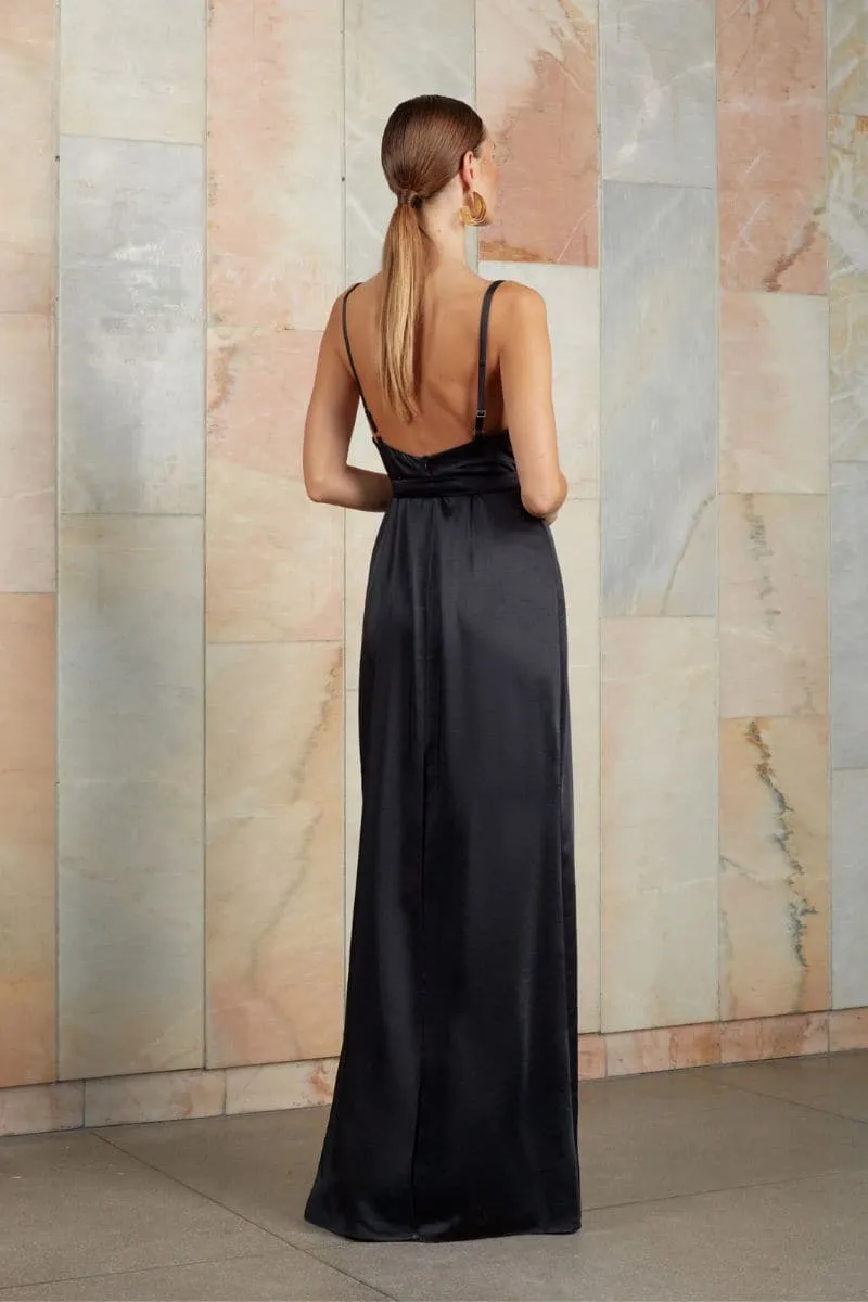 AMILA BLACK MAXI DRESS