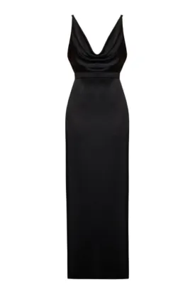 AMILA BLACK MAXI DRESS