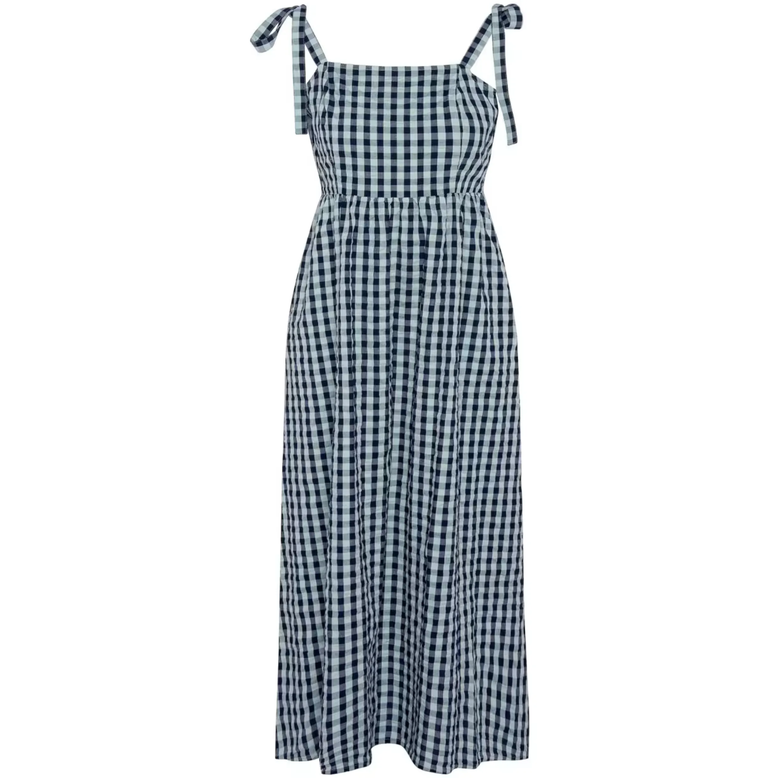 Barbour Abigail Midi Dress Blue Haze Gingham LDR0804BL29