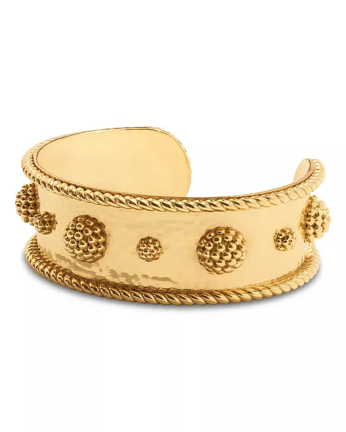 Capucine De Wulf Berry Cuff in Hammered Gold