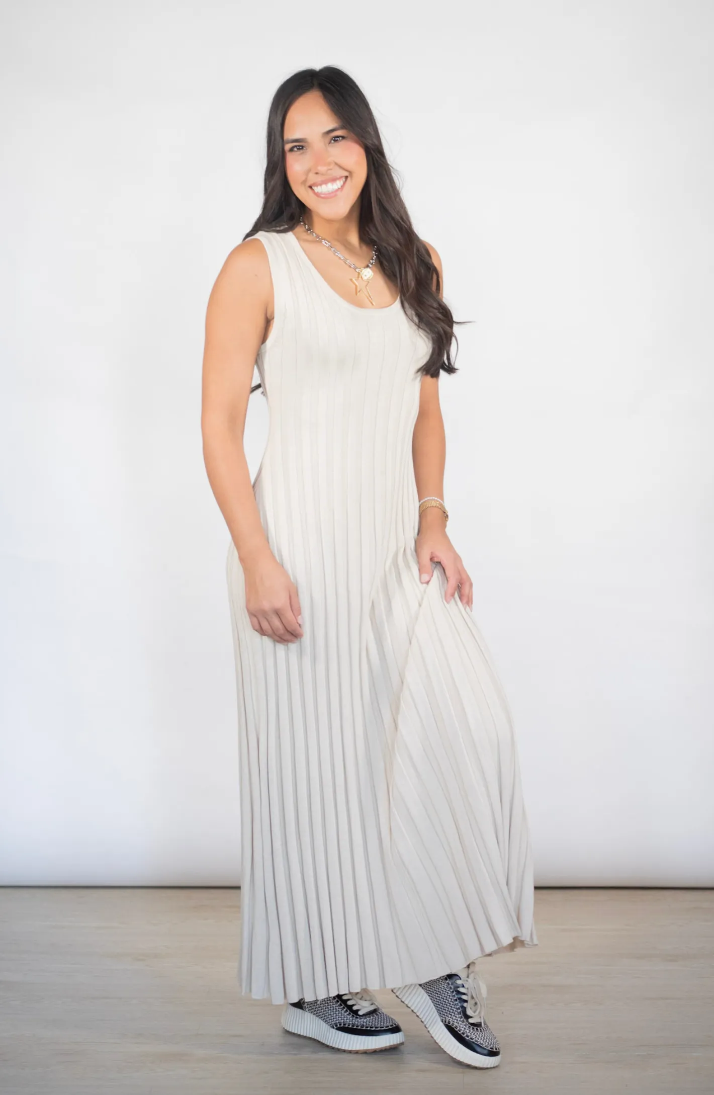 Care To Dare Ribbed Sleeveless Maxi Dress- 2 Colors