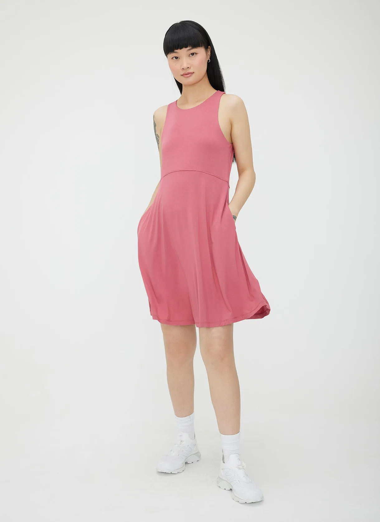 Charlotte Sleeveless Tent Dress