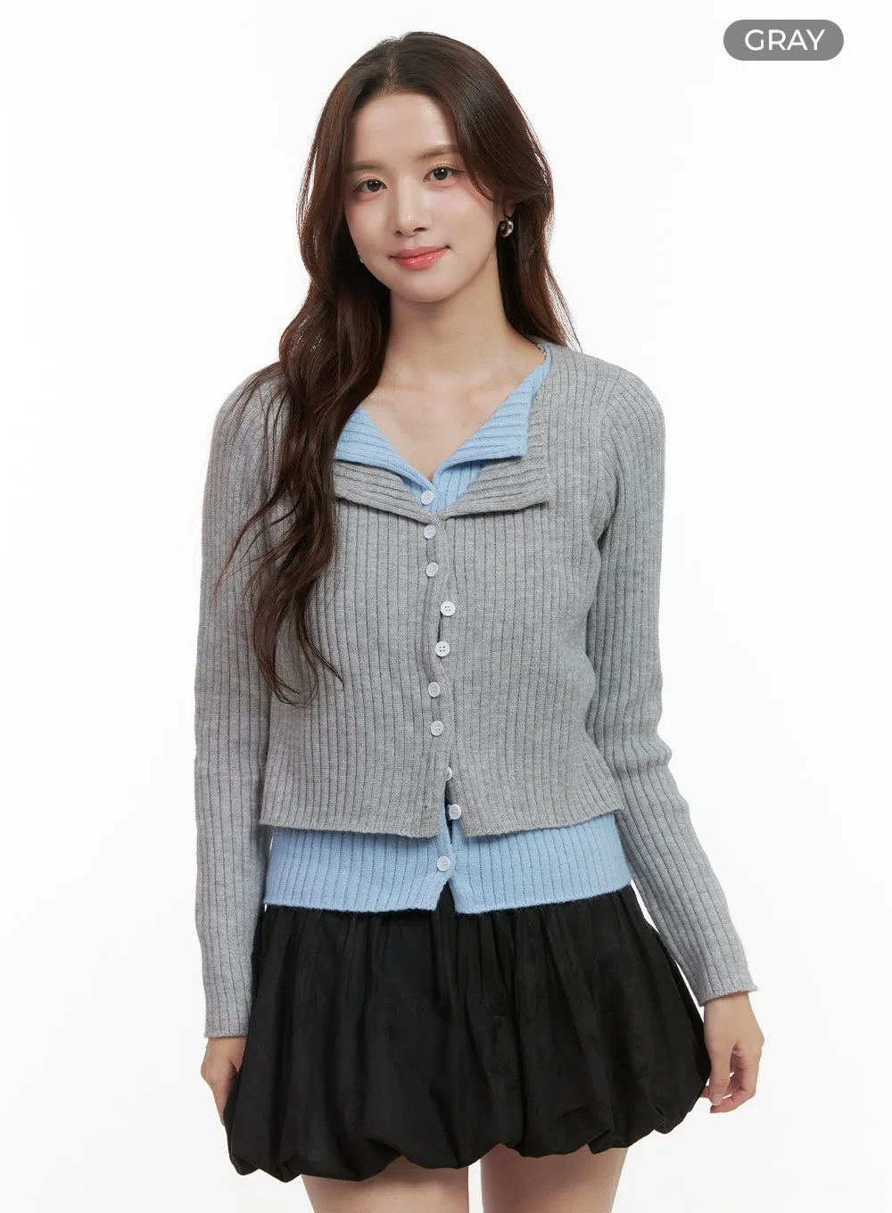 Cozy Chic Buttoned Cardigan OO421