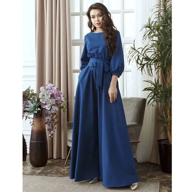 DressBetty - Vintage  Lantern Sleeve Elegant Bandage Floor-Length Dress