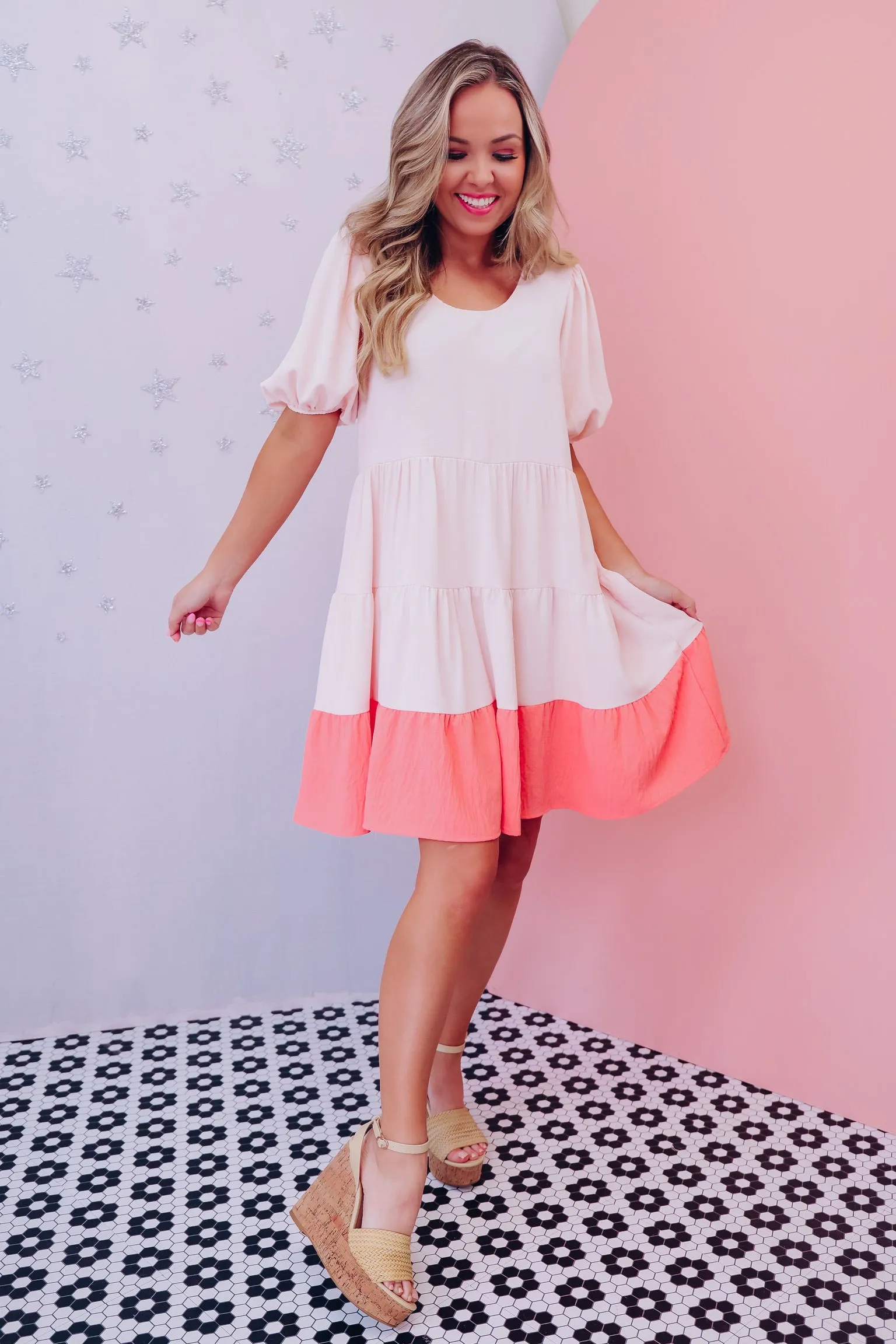 Effortlessly Feminine Tiered Babydoll Dress