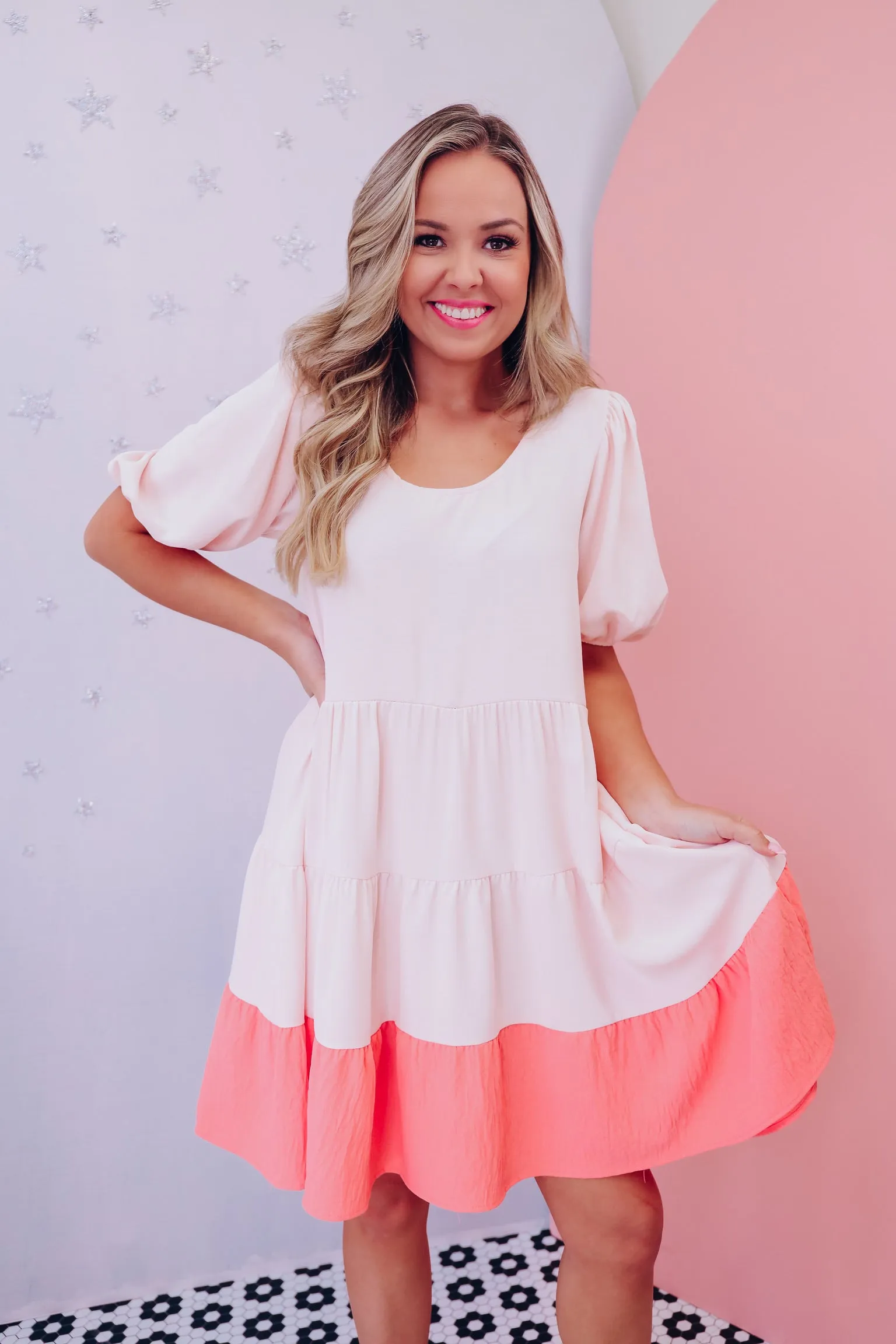 Effortlessly Feminine Tiered Babydoll Dress