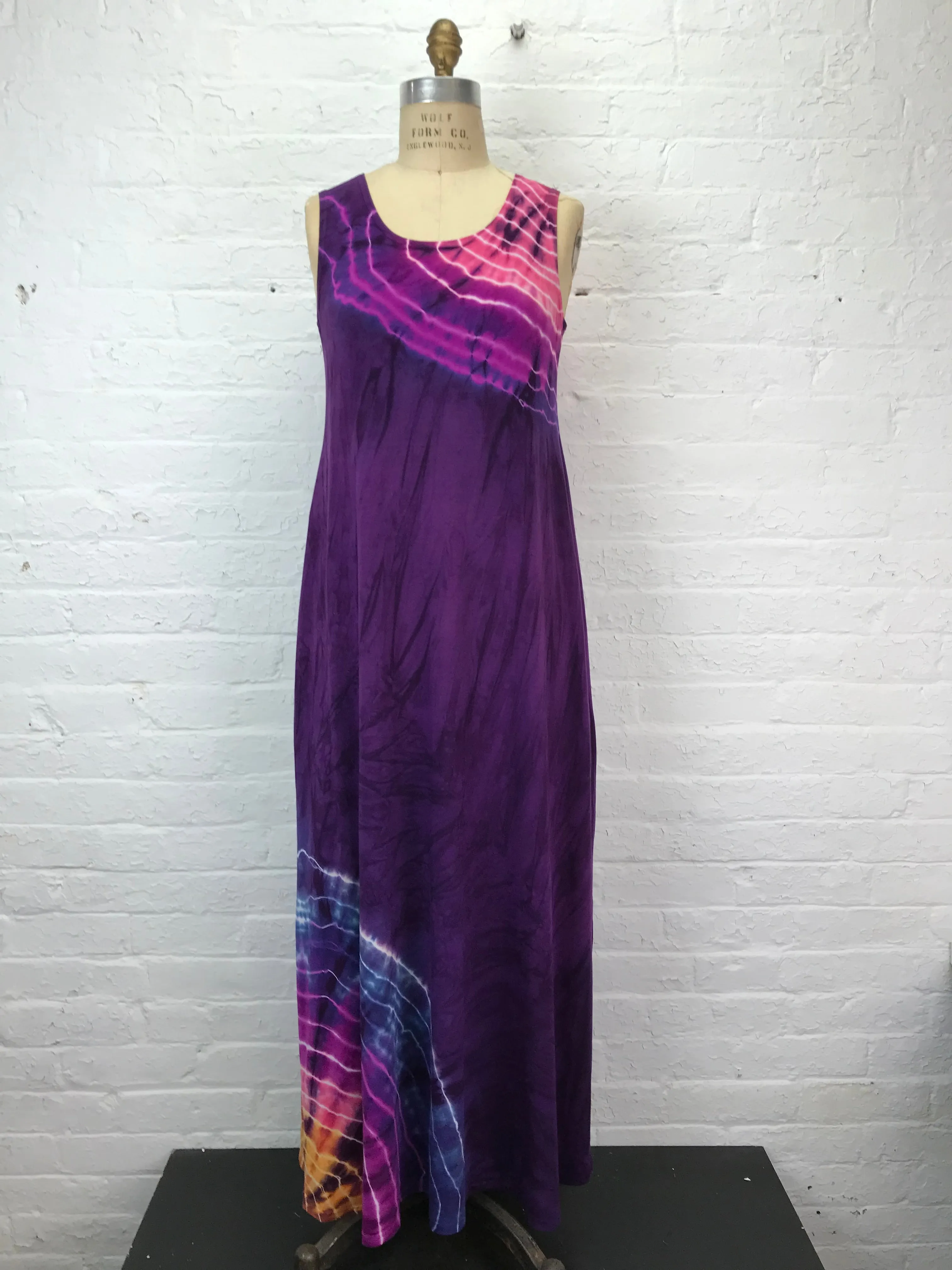 Eileen Maxi Tank Dress in Summer Geode - Small