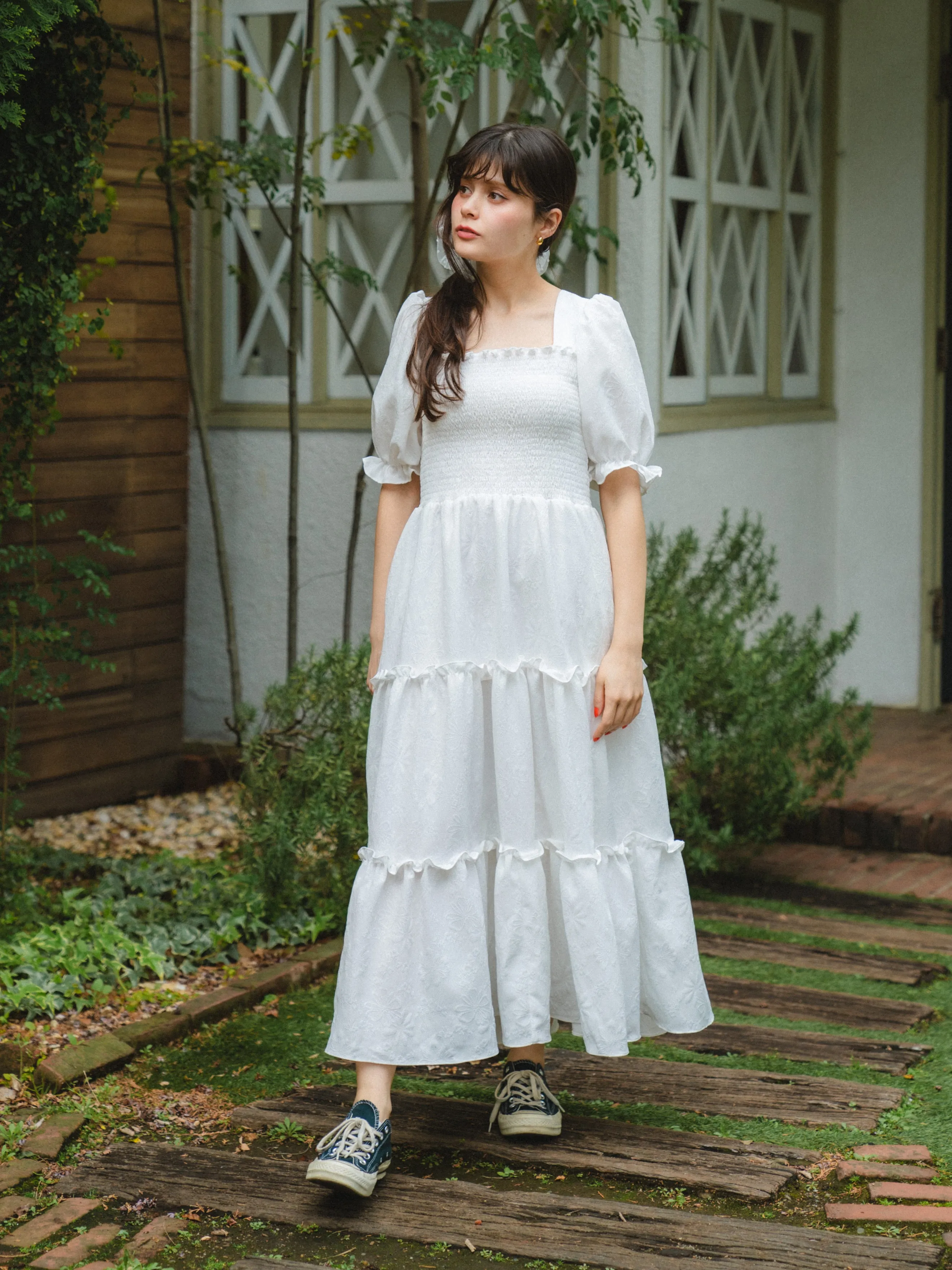 Feminine Lady Long Dress