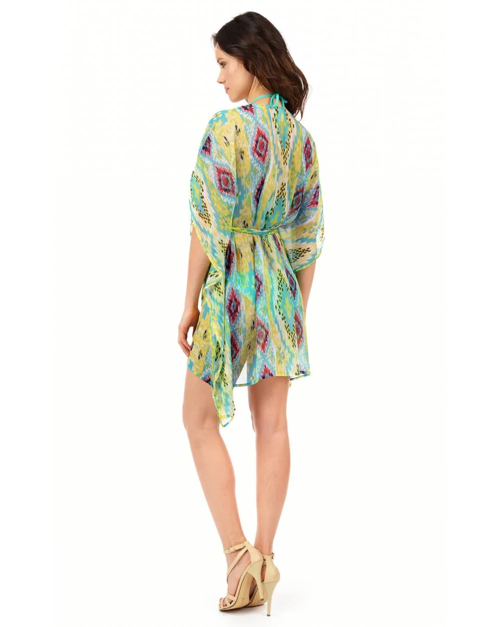 Final Sale Beaded Beach Cover Up Dress