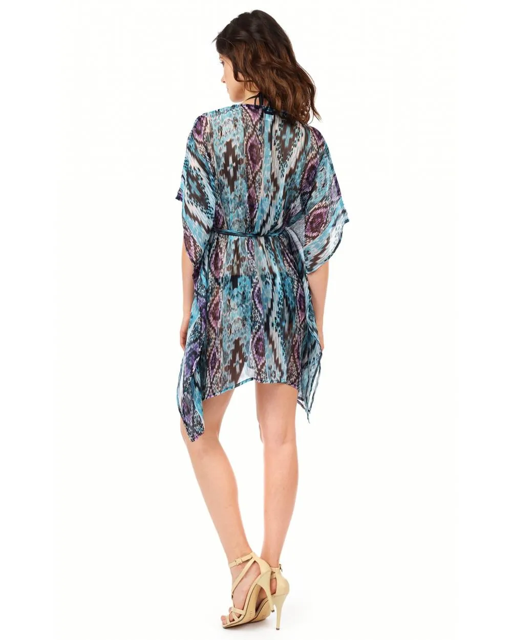 Final Sale Beaded Beach Cover Up Dress