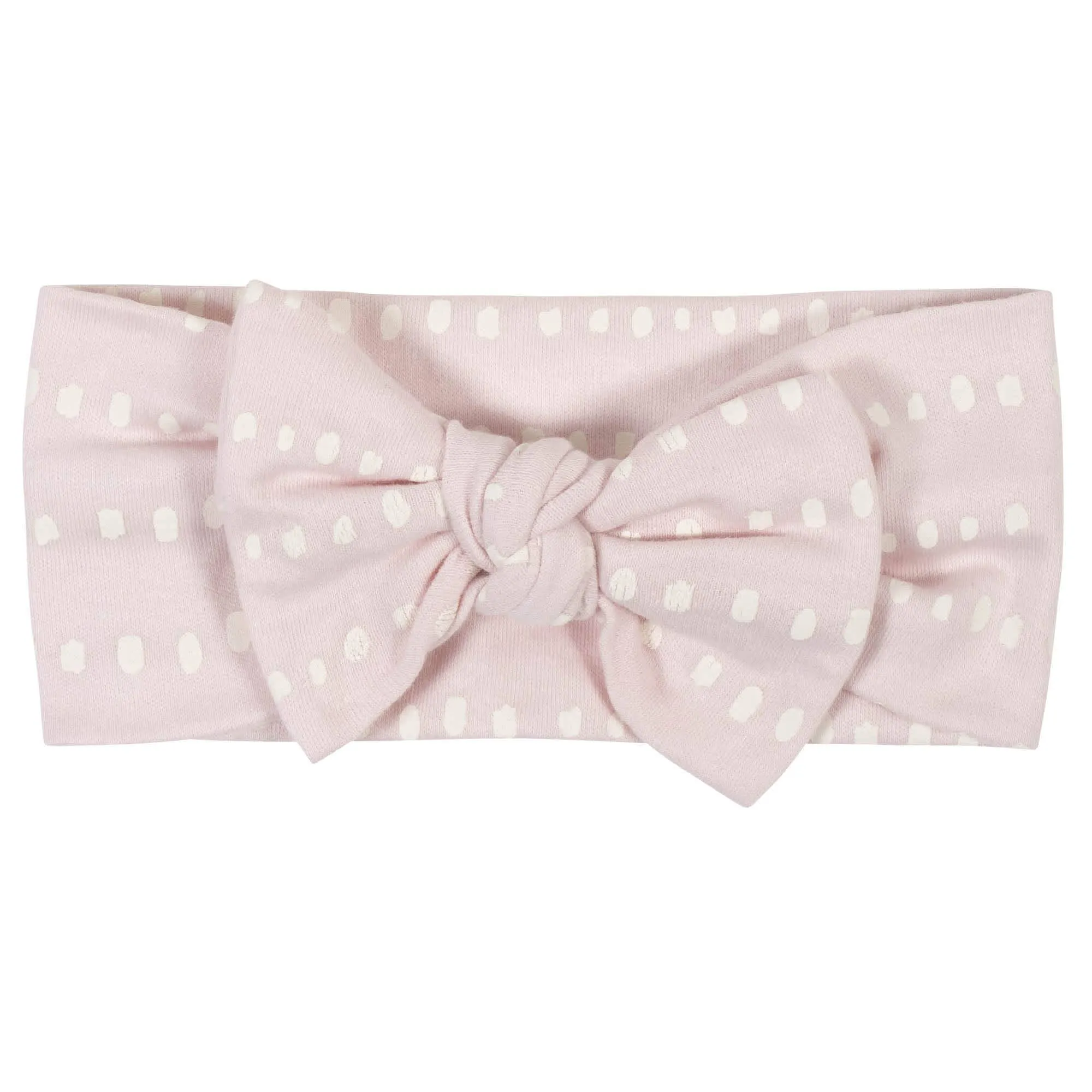 Gerber® Organic 3-Piece Baby Girls Love Dress, Diaper Cover, and Headband Set