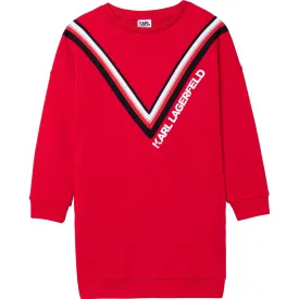 Karl Lagerfeld - Sweatshirt Dress- Red