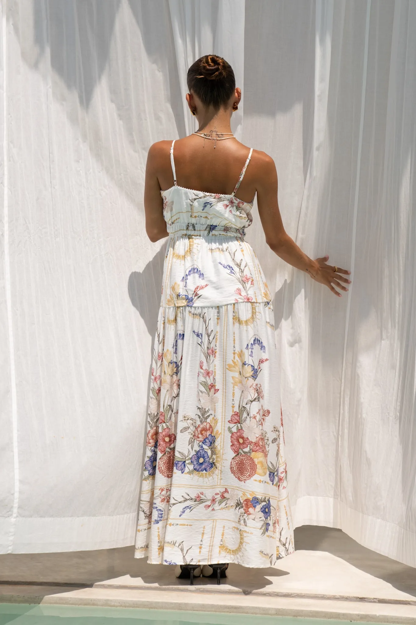 Melina Multicolour Floral Maxi Dress