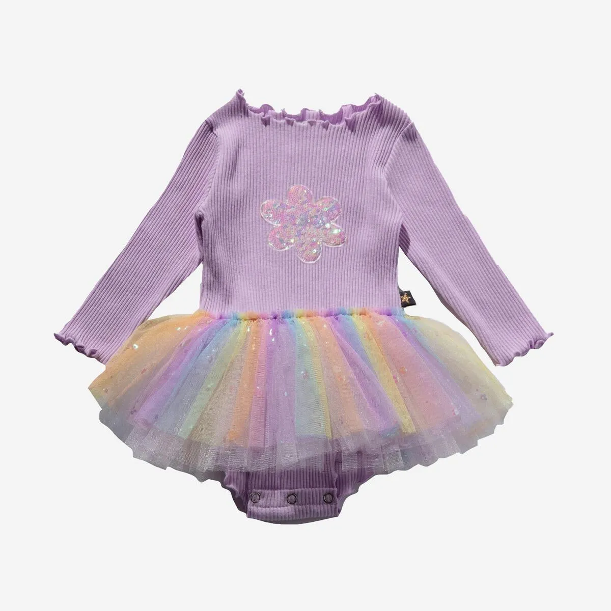 Petite Hailey Daisy Ombre Baby Tutu - Purple