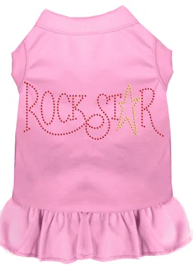 Rhinestone Rockstar Dress Light Pink Sm (10)