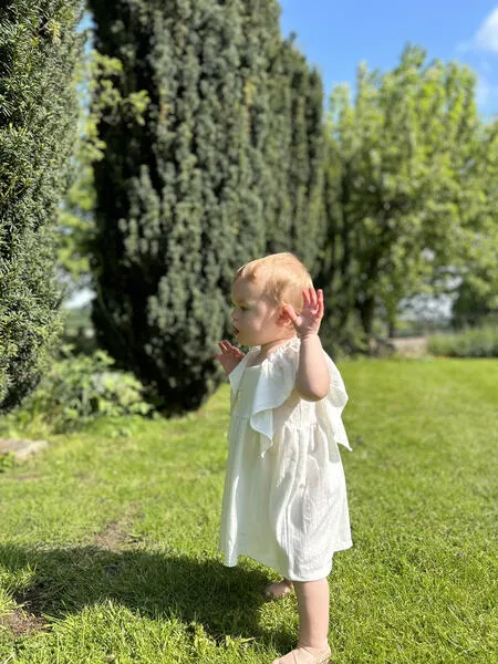 Sidney Dress in White