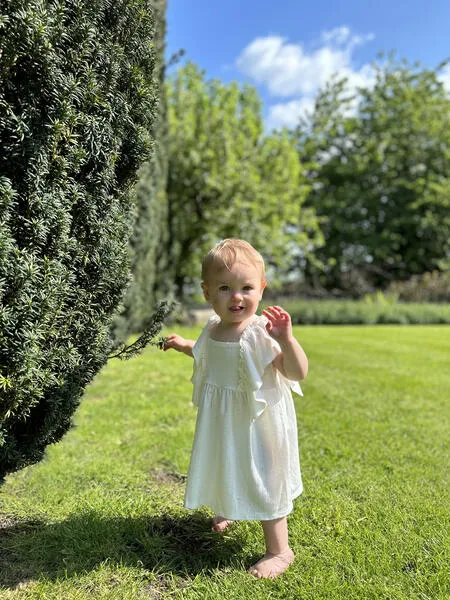 Sidney Dress in White