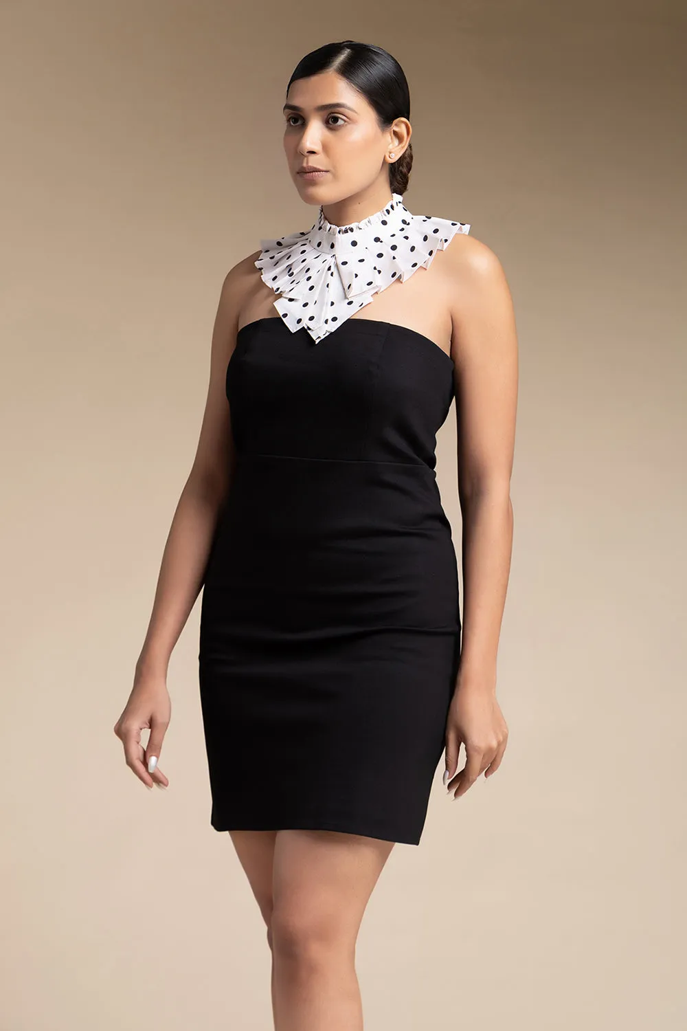 Slim Fit Dress - Black