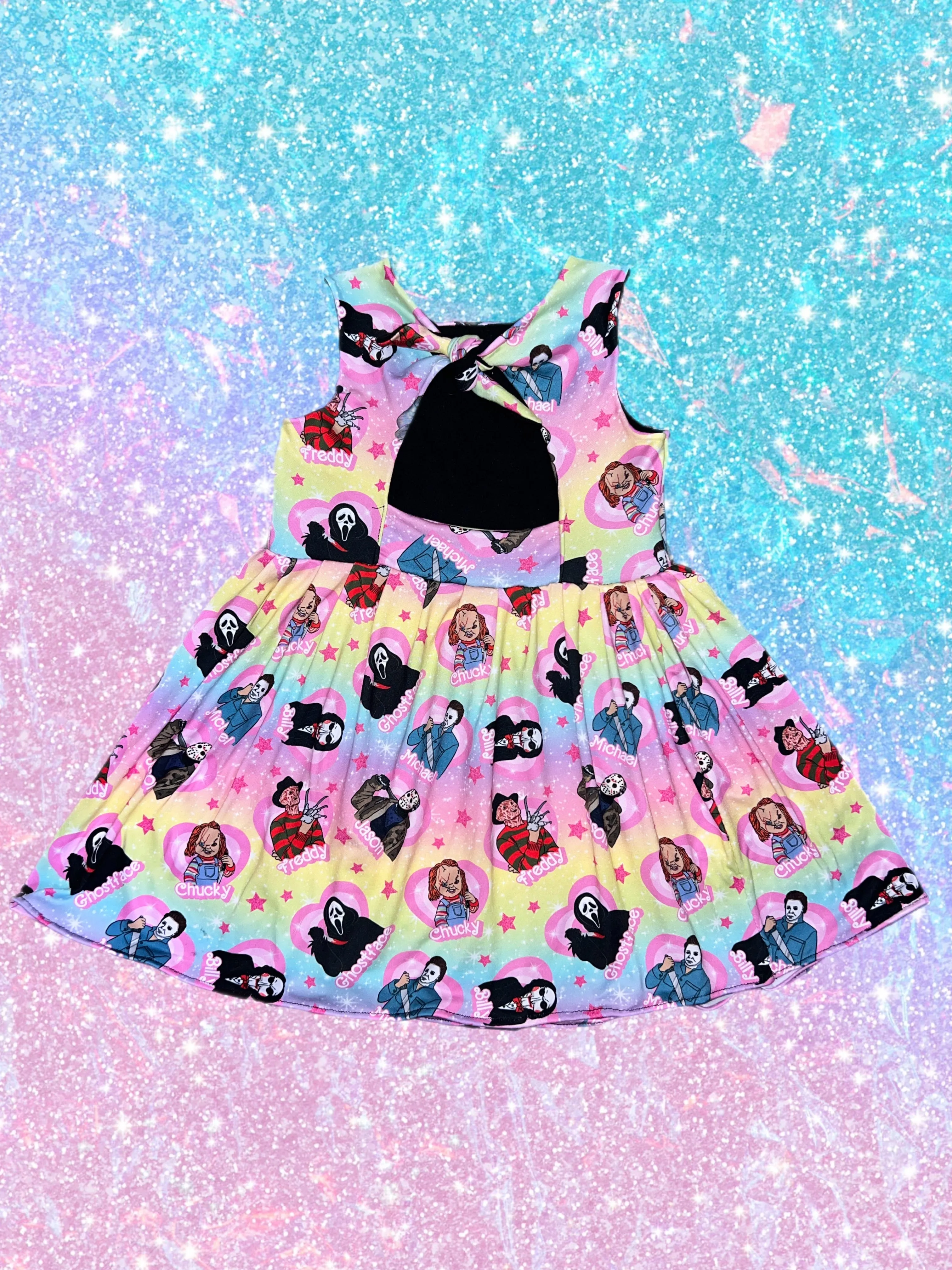 Sparkly Horror Daisy Dress