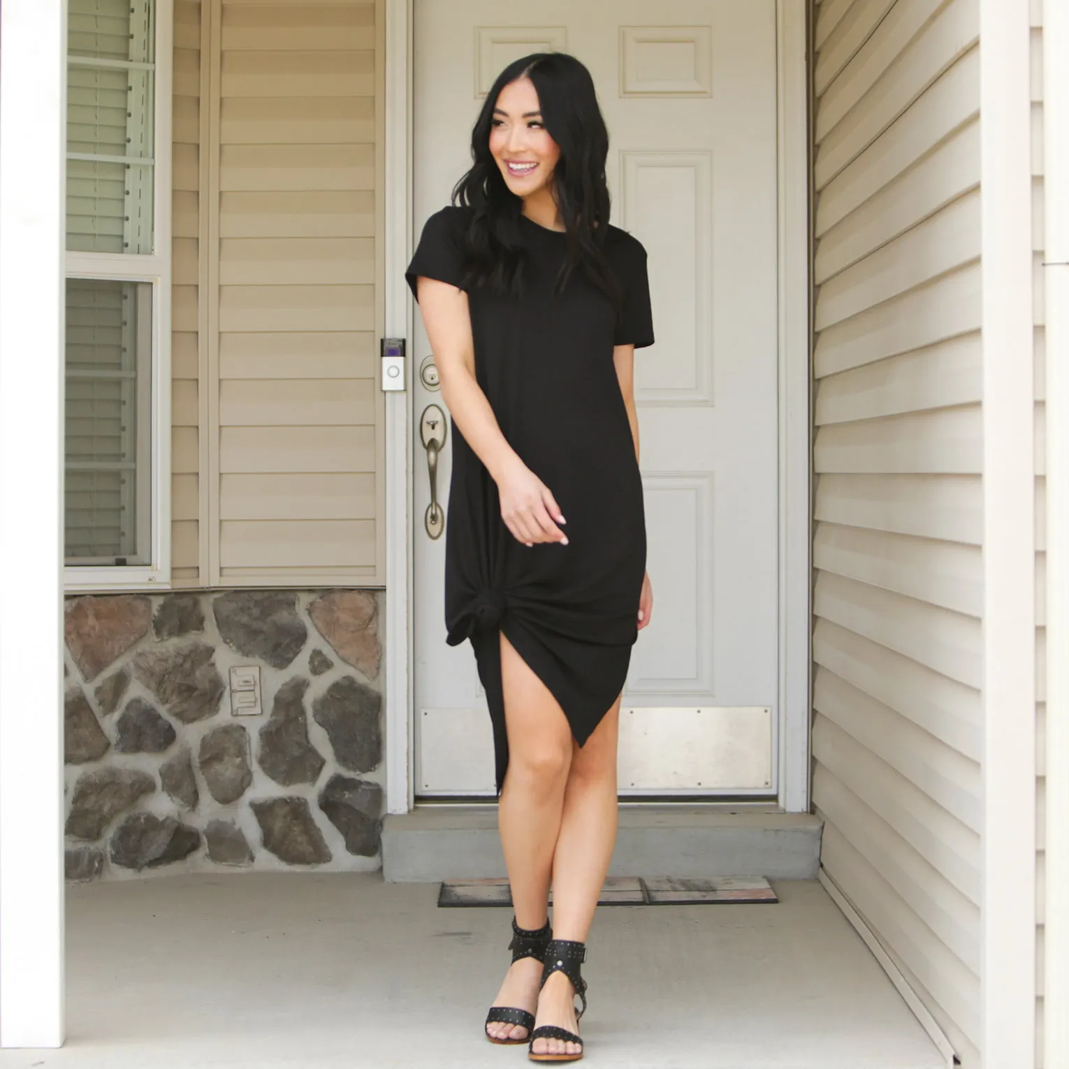 Split Hem T-Shirt Dress