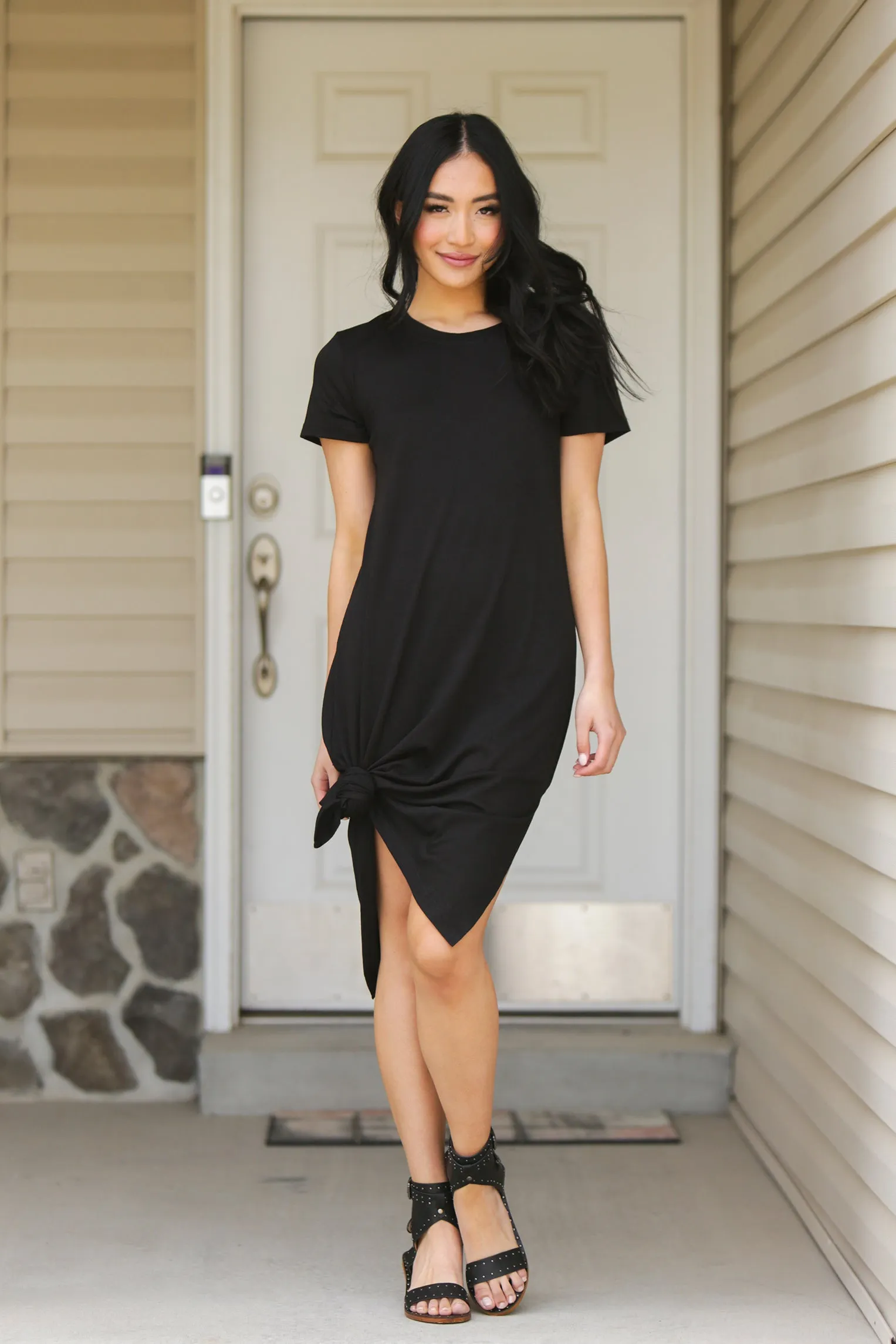 Split Hem T-Shirt Dress