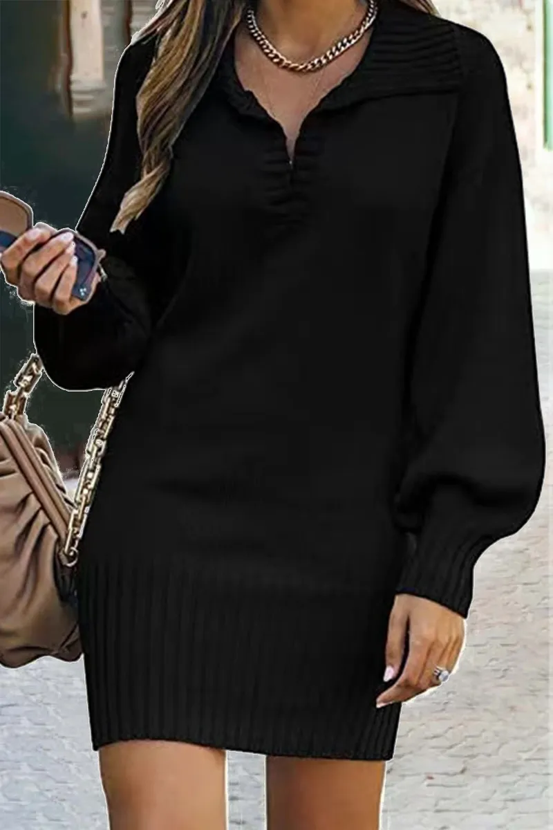 Tavern Nights Polo Sweater Dress