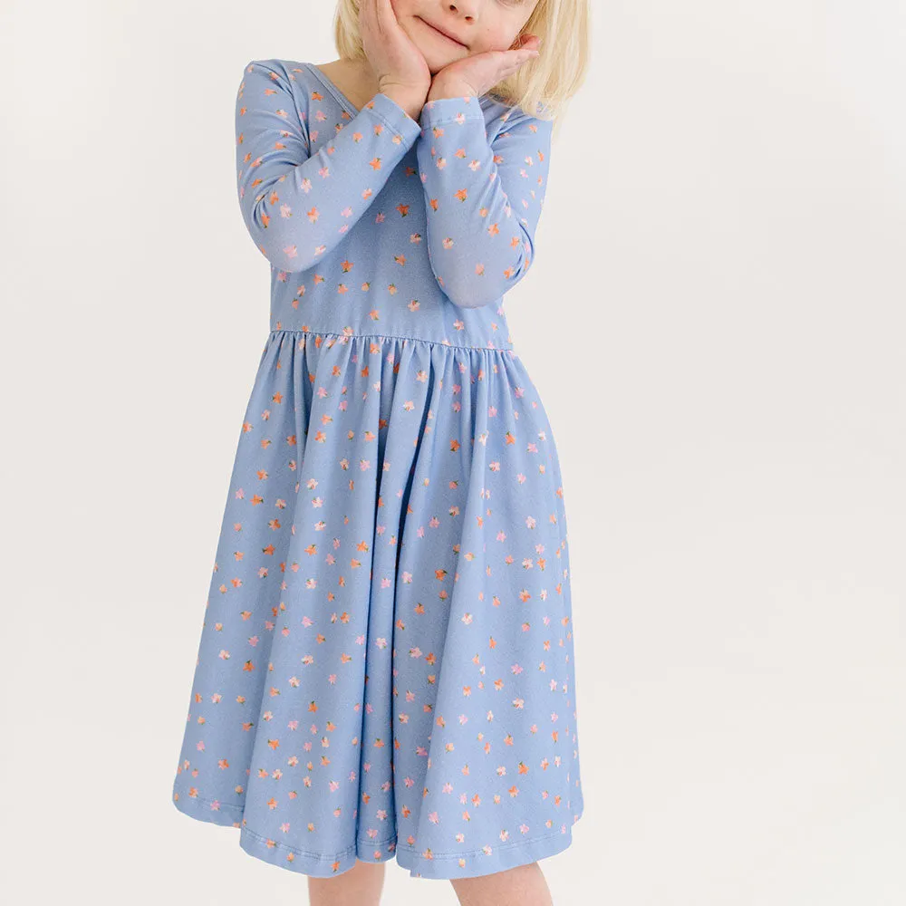 The Ballet Dress in Blue Anee Floral