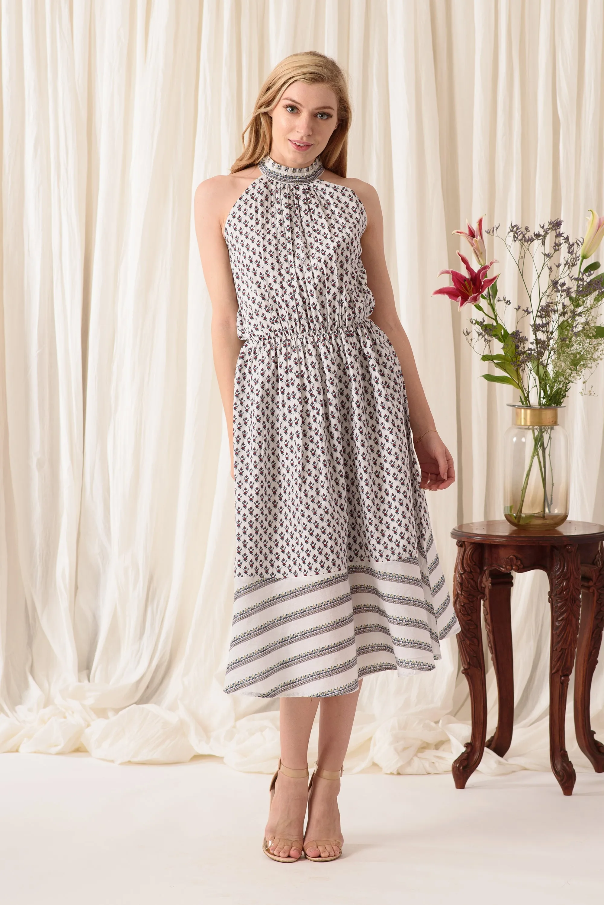 THE NEW KHAADI DRESS IN BASIC WHITE