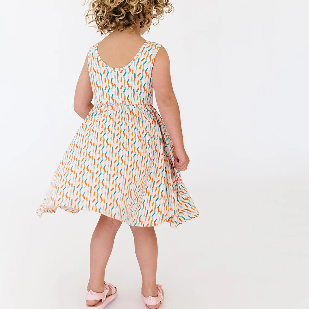 The Tank Ballet Dress in Paper Chain