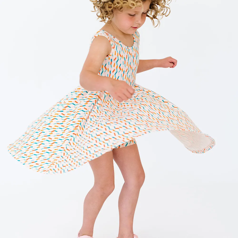 The Tank Ballet Dress in Paper Chain