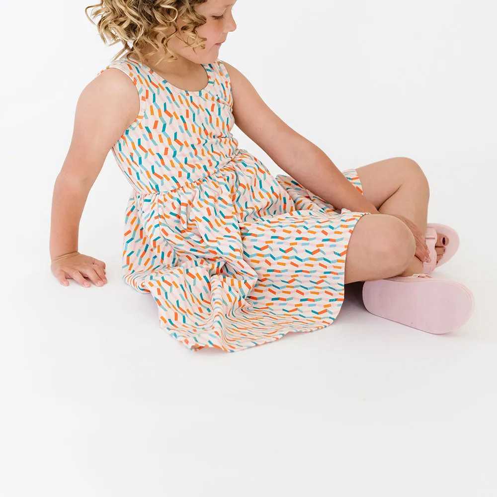 The Tank Ballet Dress in Paper Chain