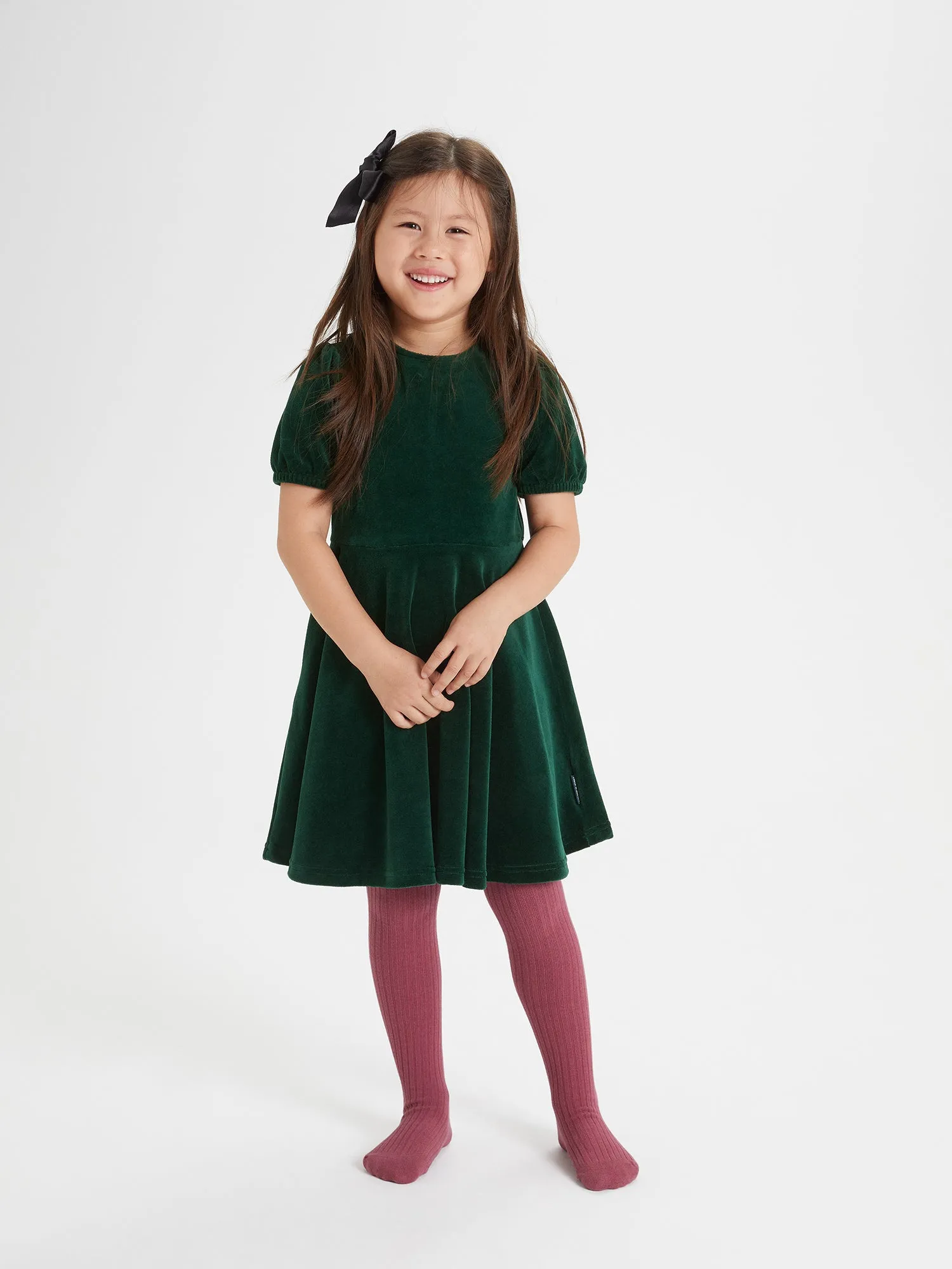 Velour Girls Dress