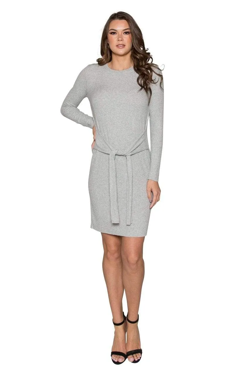 Velvet by Graham & Spencer Lyric Cozy Rib Tie Dress