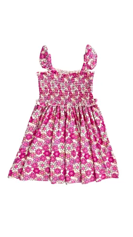 Ziggy Floral Smocked Twirl Dress